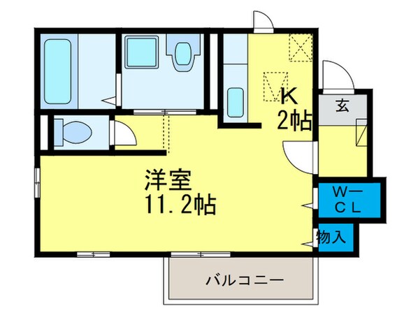 グラースⅠの物件間取画像